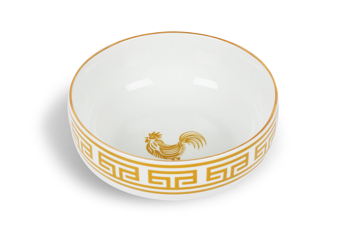 Lucky Rooster Koleksiyonu Hardal - 16cm Kase
