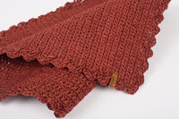 2 Paper Knitted Paper Claret Red Placemat