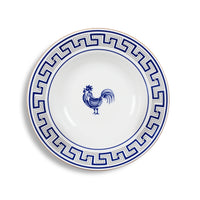 Lucky Rooster Collection Blue - 22cm Deep Dish