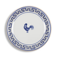 Lucky Rooster Collection Blue - 23cm Plate