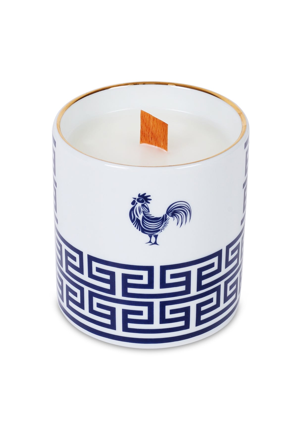 Lucky Rooster Collection Blue -  Candle