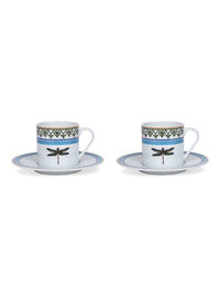 Lady Dragonfly Set of Turkish Coffee Cups