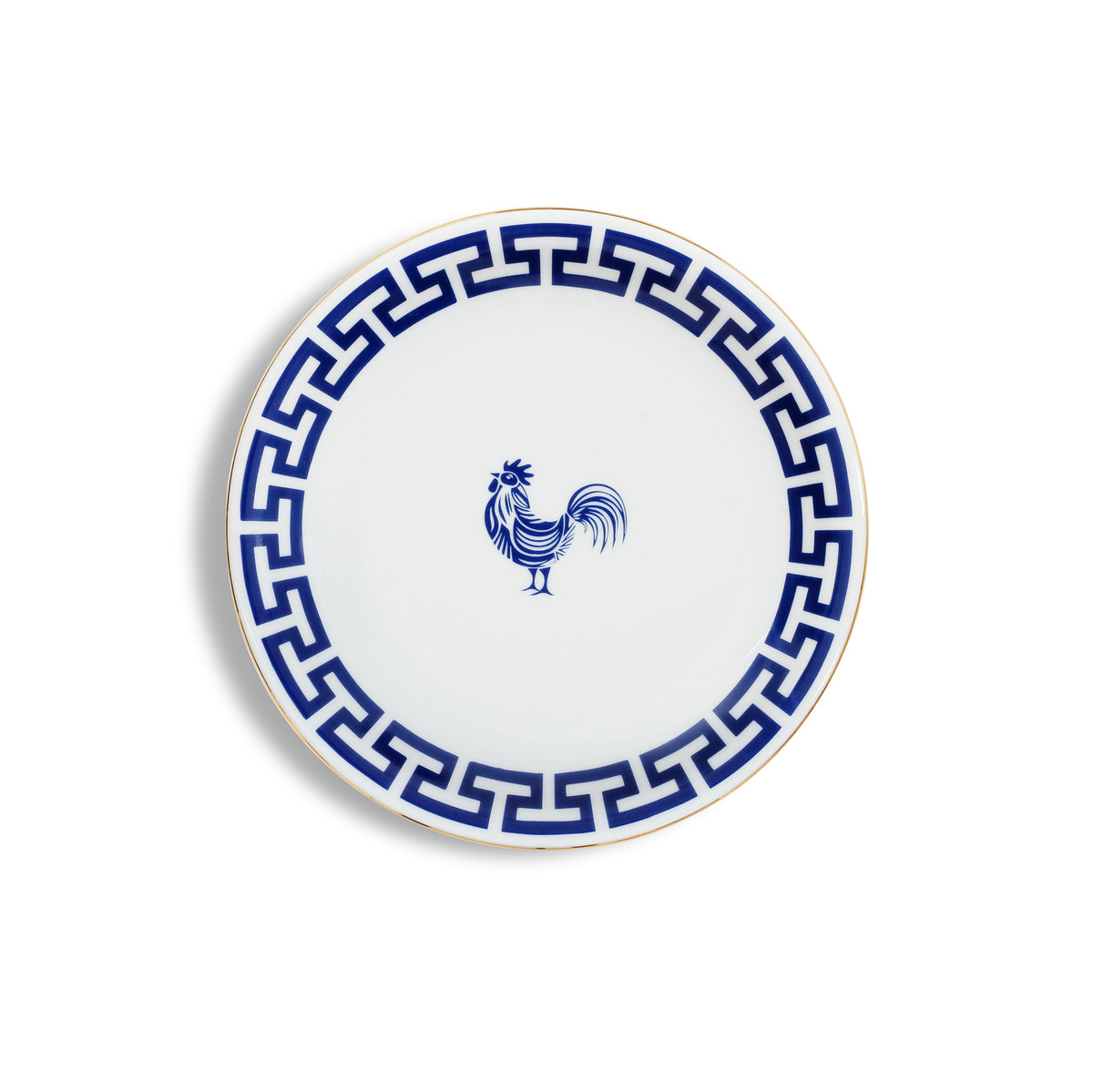 Lucky Rooster Collection Blue - 18cm Plate