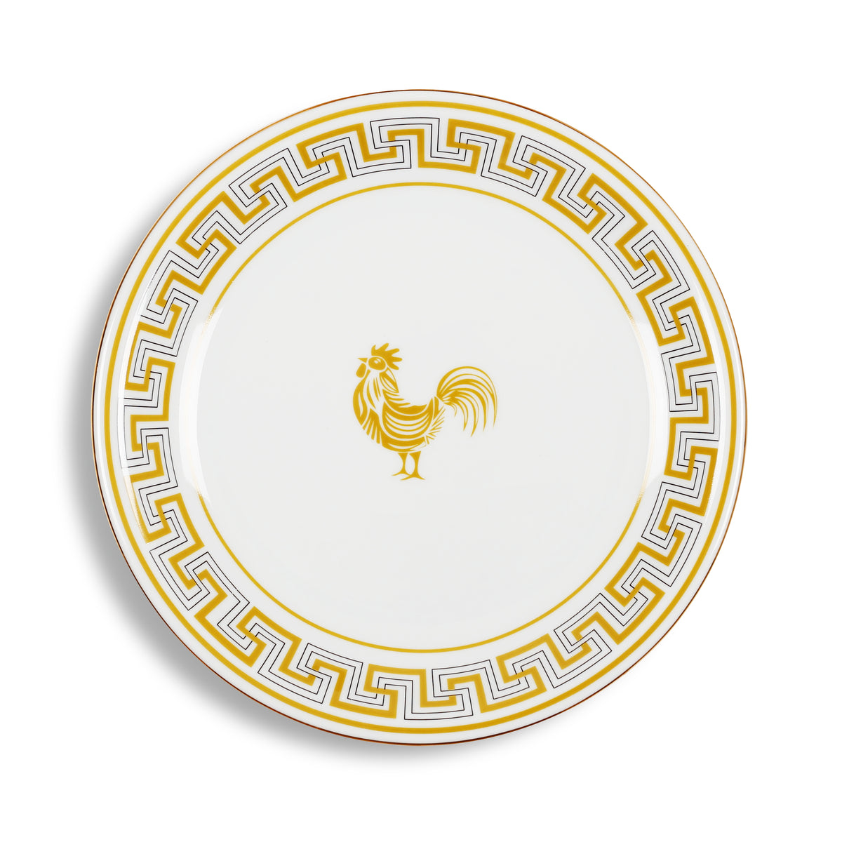 Lucky Rooster Collection Mustard - 23cm Plate