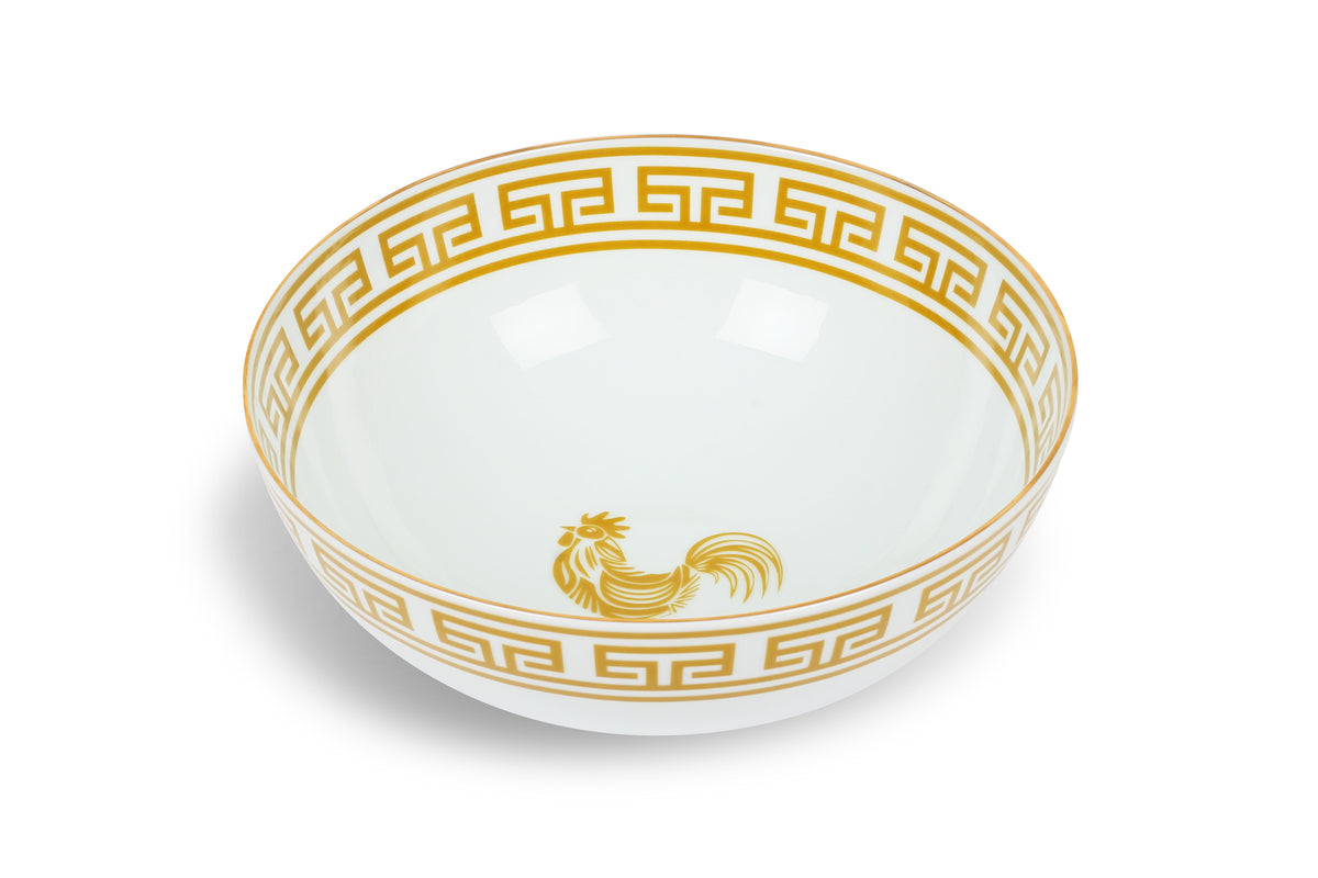 Lucky Rooster Collection Mustard -25cm Bowl