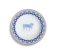 Horse Luck Collection Blue - 22cm Deep Plate