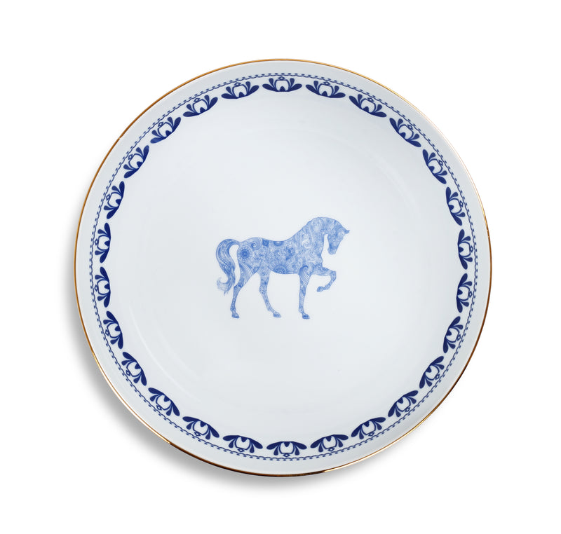Horse Luck Collection Blue - 25cm Bowl