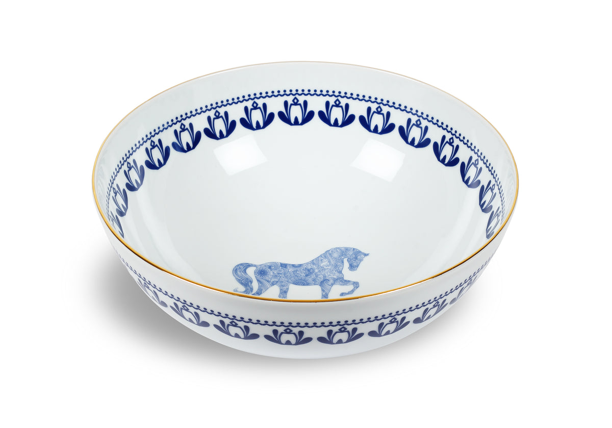 Horse Luck Collection Blue - 25cm Bowl