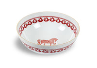 Horse Luck Collection Red - 25cm Bowl
