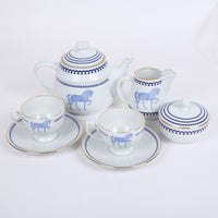 Horse Luck Collection Blue-Tea Set of 5 Pieces