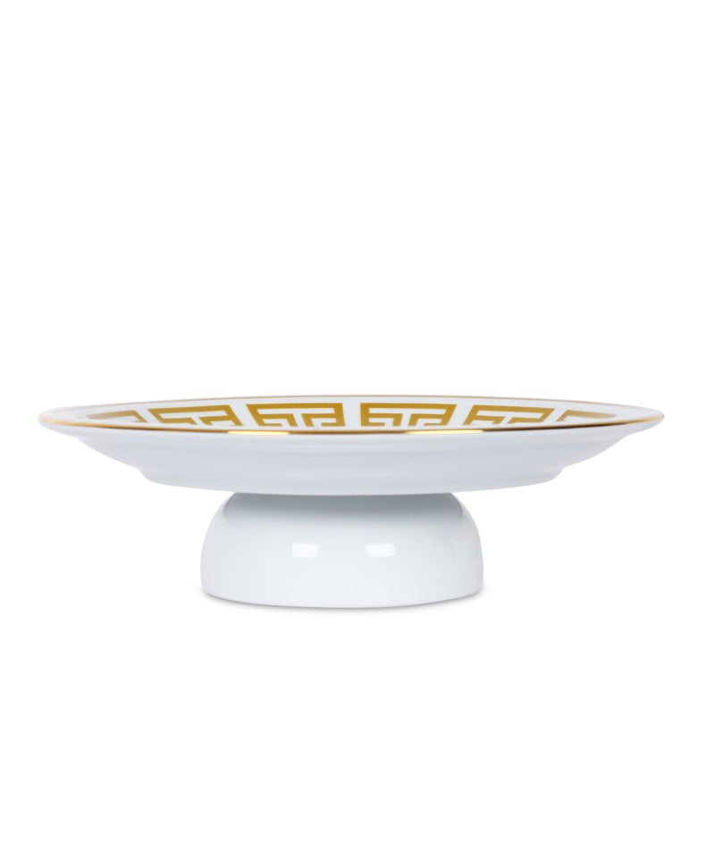 Lucky Rooster Collection Mustard - Cake Stand