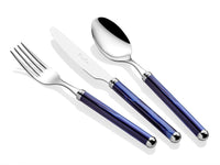 Rodi 75 Piece Cutlery Set (Coffee, Bone, Navy Blue)