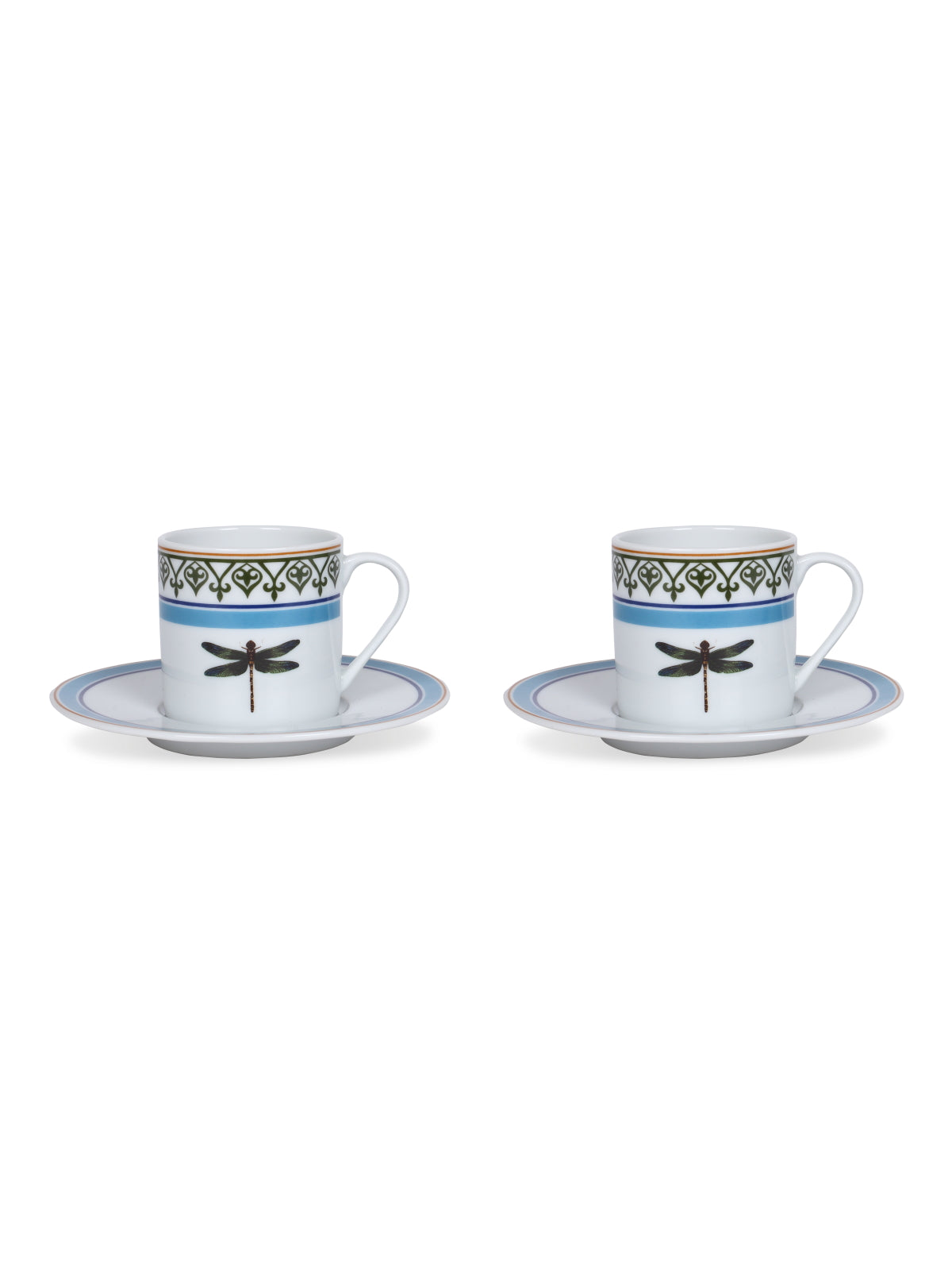 Lady Dragonfly Set of Turkish Coffee Cups