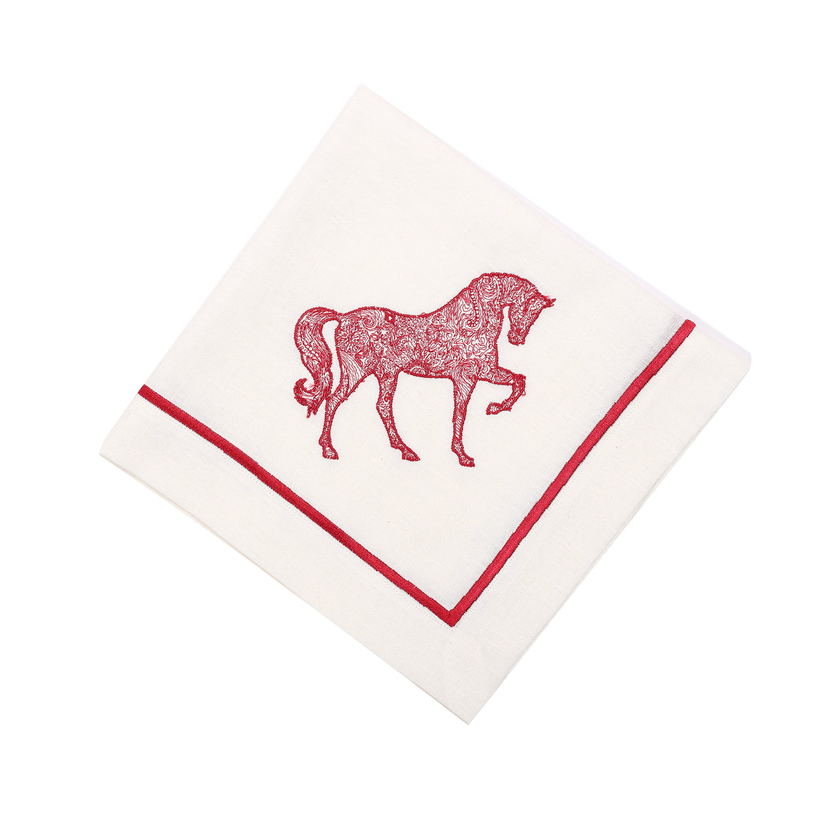 Horse Luck Collection Red - Napkin