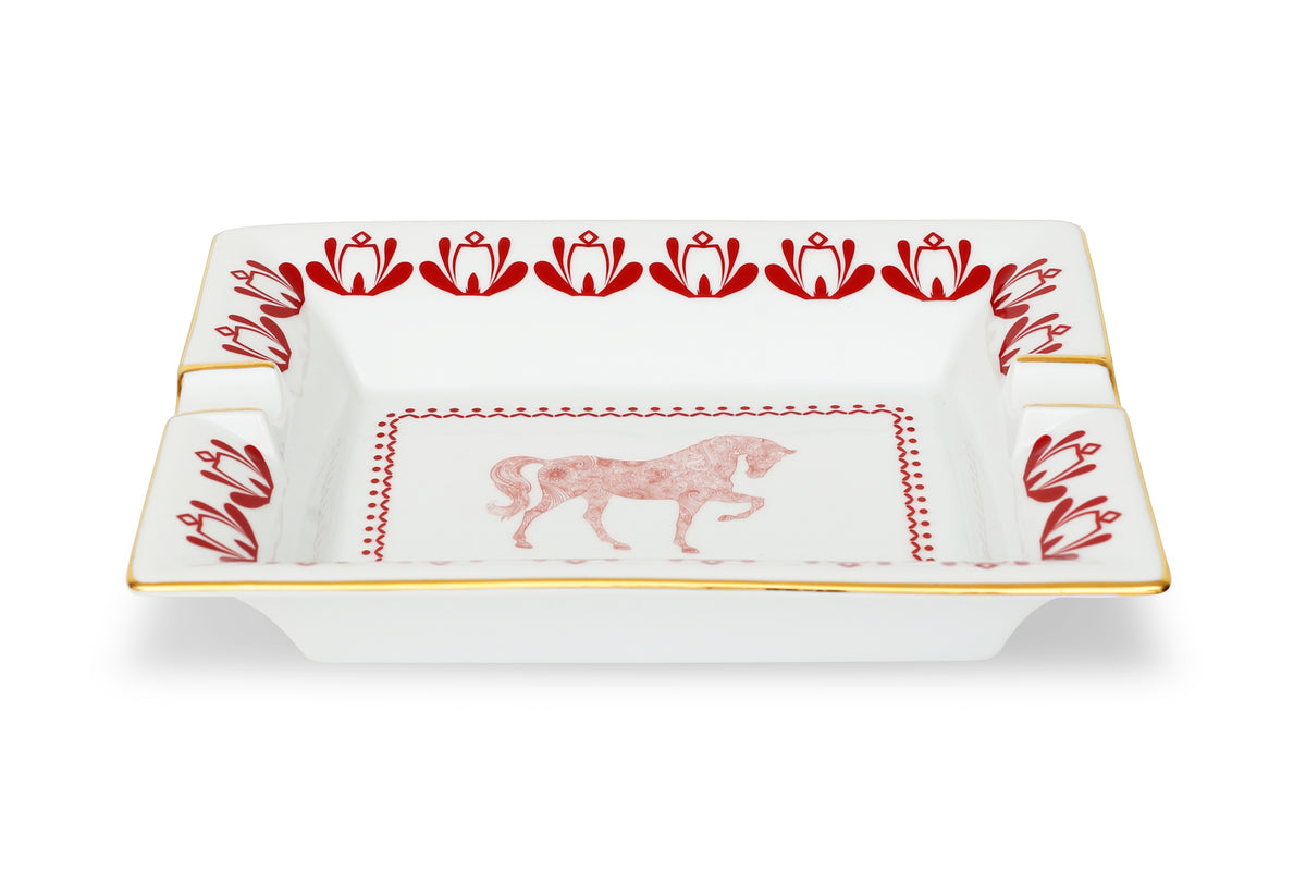Horse Luck Collection Red - Ashtray