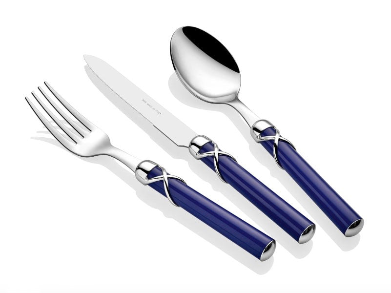 Fiocco Blue 75 Piece Cutlery Set