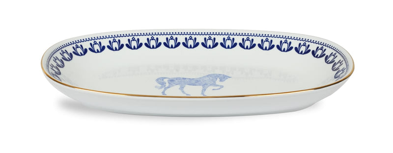 Horse Luck Collection Blue - 34cm Plate