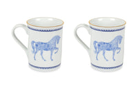 Horse Luck Collection Blue - Cup Set