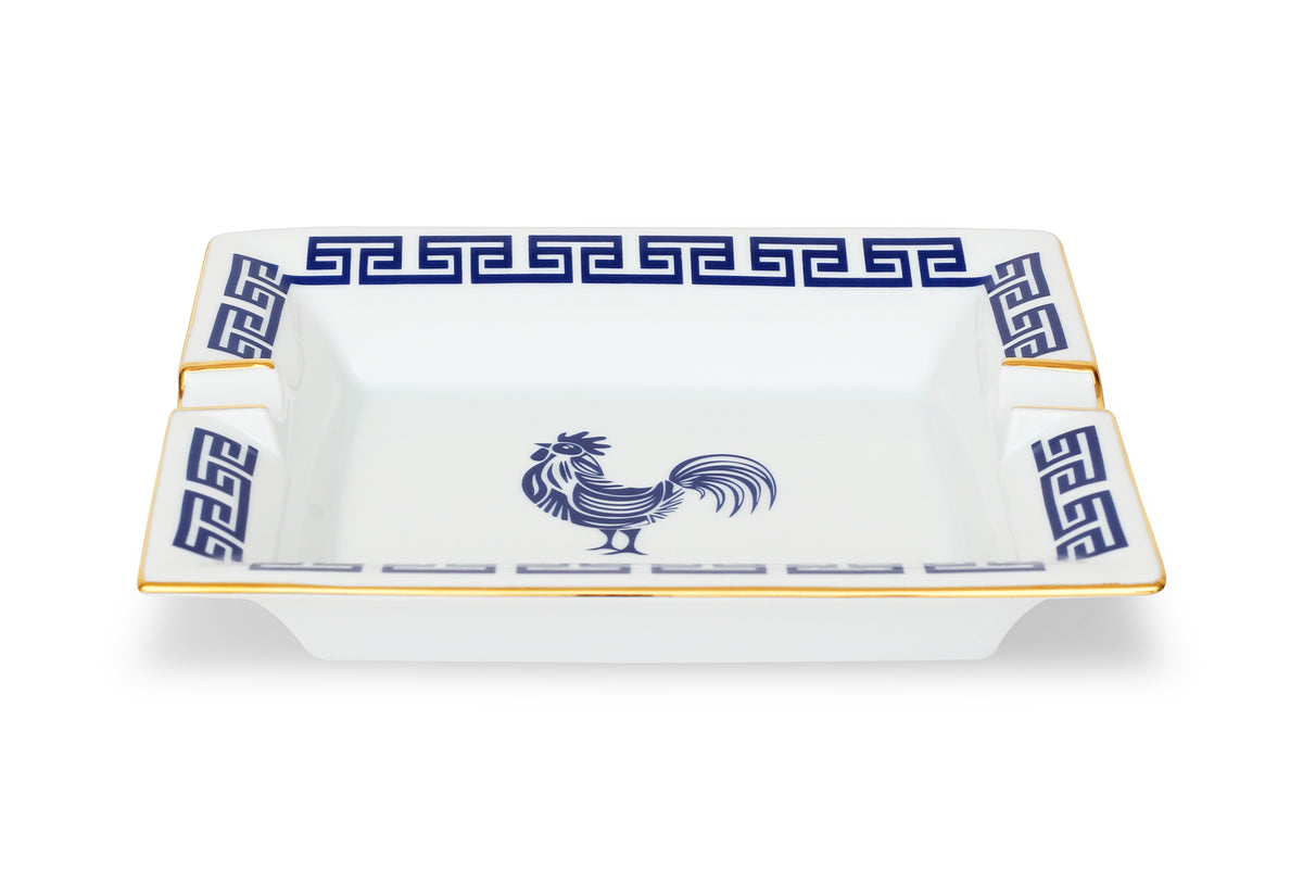 Lucky Rooster Collection Blue - Ashtray